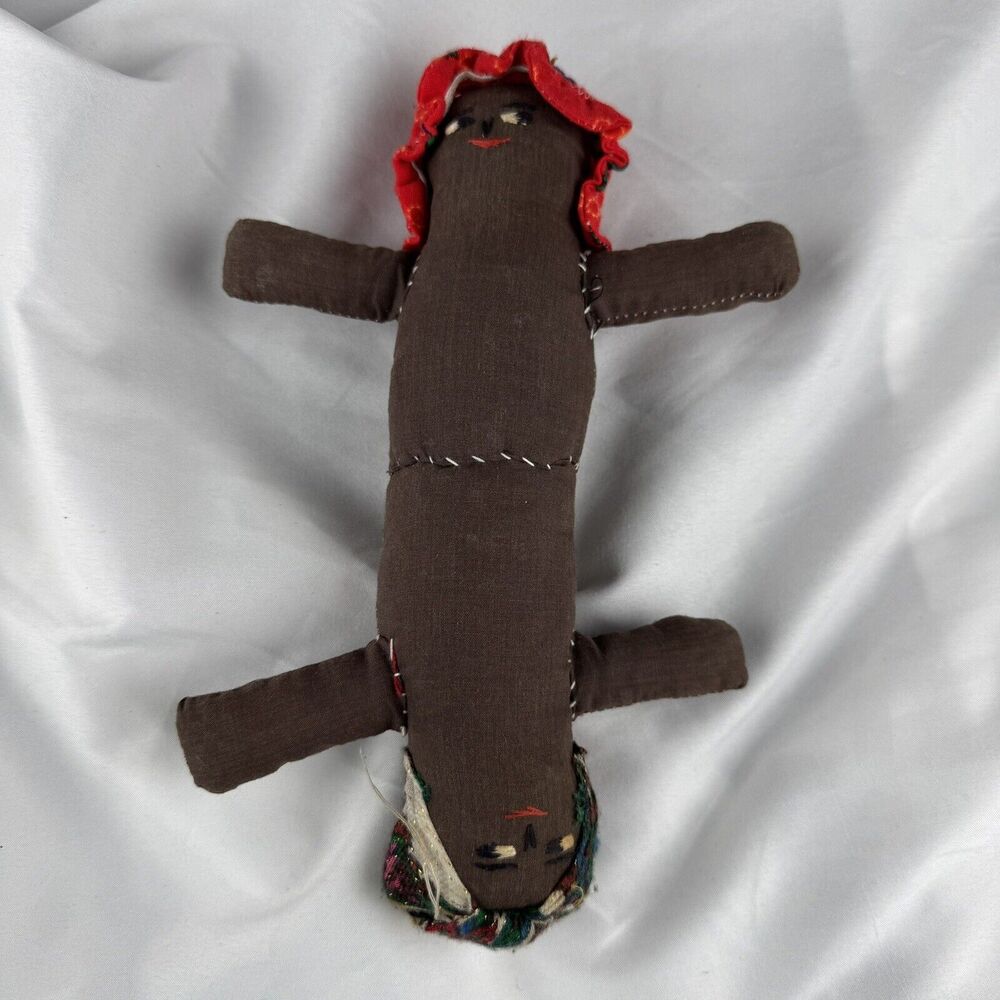 Antique Hand Stitched Cloth Doll
